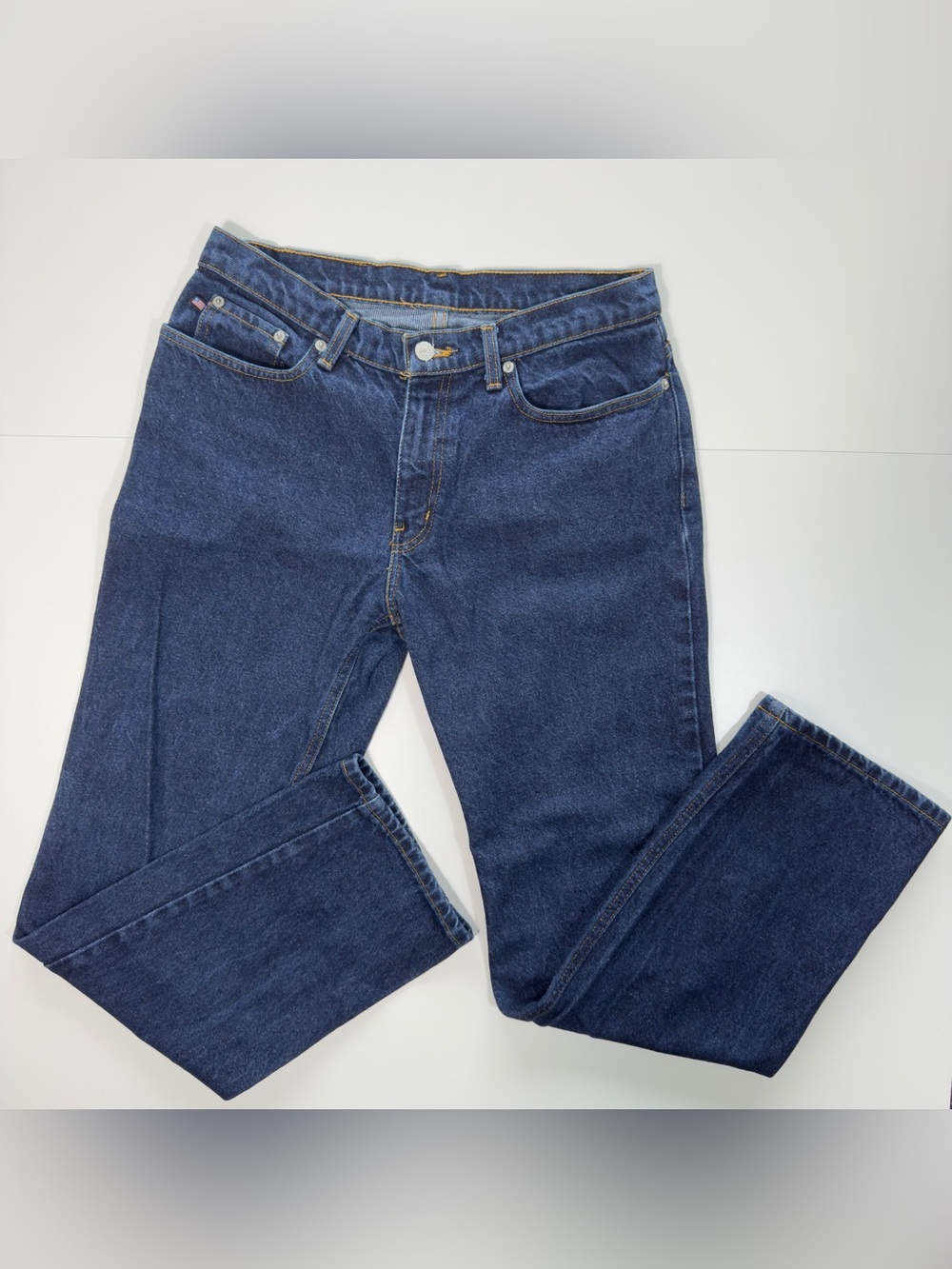 Ralph Lauren Women’s Vintage 90s Classic RL Jeans SZ 8x31 Medium Cotton Navy